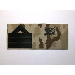 Parche de pecho árido pixelado Ejército España