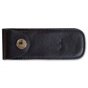 Pocket kn. pouch,black leather