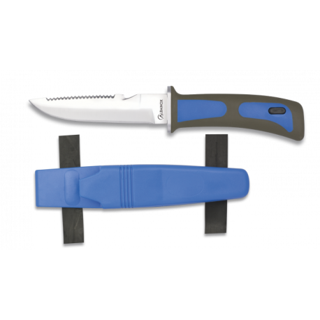 Cuchillo SUBMARINISMO.Azul. H:11.5