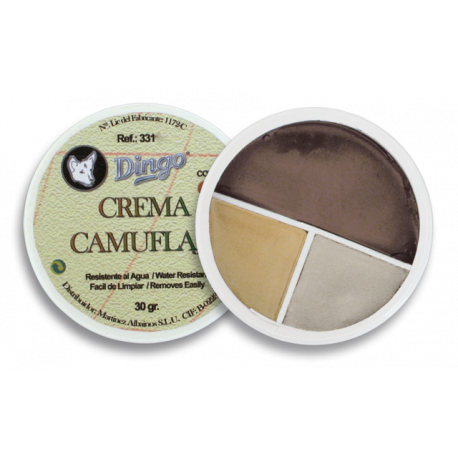 Pintura camuflaje. Tarro 3 colores. 30g