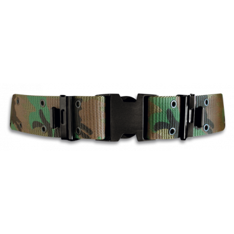 CINTURON VERDE-CAMO NYLON.Largo: 130 cm