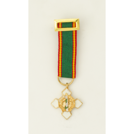 Medalla Miniatura Merito Policial BLANCO
