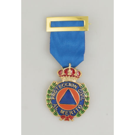 Medalla Merito Pro. Civil Oro Dtvo. Azul