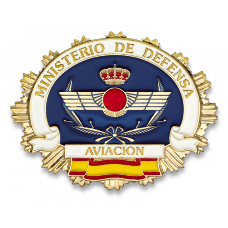 Chapa cartera M. DEFENSA AVIACION