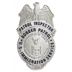 Chapa cartera US PATROL INSPECTOR