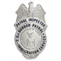 Chapa cartera US PATROL INSPECTOR