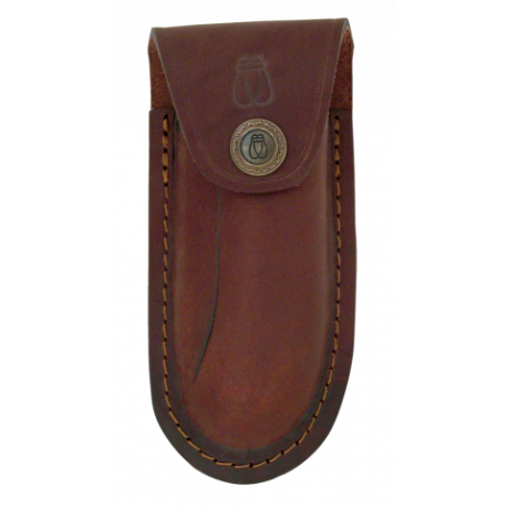 Funda VAQUETA. Marron. 11 cm