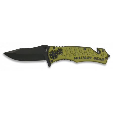 navaja Albainox Military gear verde. h:9