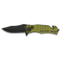 navaja Albainox Military gear verde. h:9