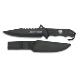 Cuchillo Albainox HORIZON negro. hoja:18