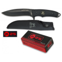 Cuchillo Tactico K25 negro. Hoja: 13cm