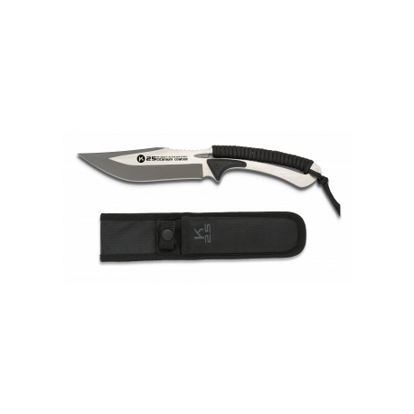 cuchillo encordado K25 black