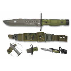 cuchillo K25 VERDE Bayoneta. 17.8