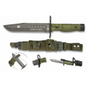 cuchillo K25 VERDE Bayoneta. 17.8