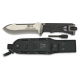 K25.Cuchillo tac.negro. Pedernal. H:14.6