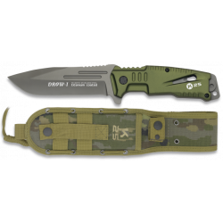cuchillo K25 DROW-I verde. 12 cm