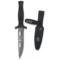 cuchillo botero K25. black coated h:12.4