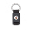 Llavero rectangulo negro + cinta negra SEGURIDAD PRIVADA