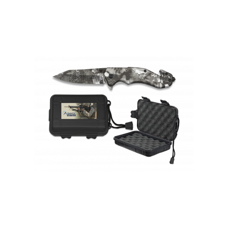 Navaja Albainox Phyton Camo C/ caja ABS