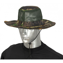 sombrero con rejilla camo arbol verde