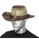 sombrero con rejilla. camo marron