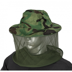 Gorro mosquitera camo verde BARBARIC