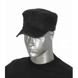 Gorra negra BARBARIC canvas