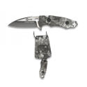 cuchillo k25 G10 black ptn camo H:7.2