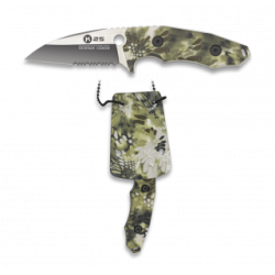 cuchillo k25 G10 green ptn camo. h:7.2