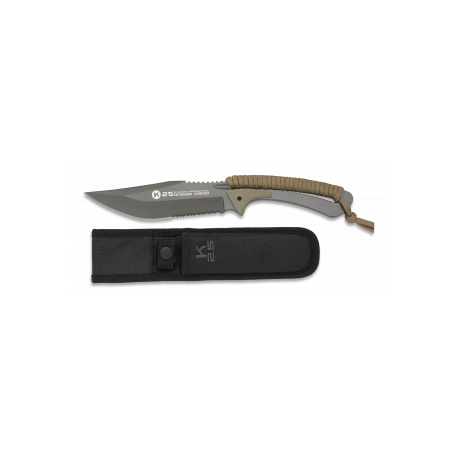 cuchillo encordado K25 coyote