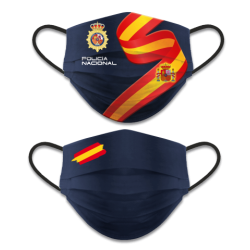 Mascarilla reversible Policia Nacional