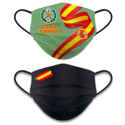 Mascarilla reversible Legión Española