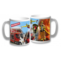 taza ceramica Bomberos