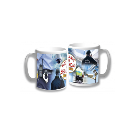 taza ceramica Vigilante Seguridad