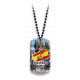 Placa con cadena de bolas Infanteria de Marina