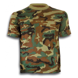 Camiseta m/c camo woodland