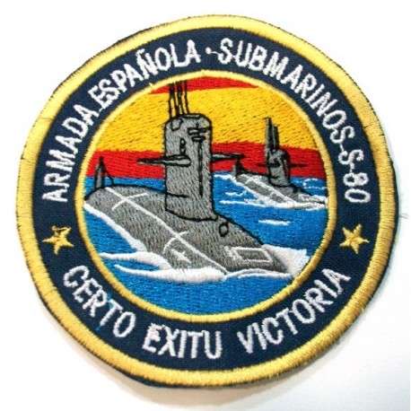Parche bordado Submarinos S-80 Armada Española
