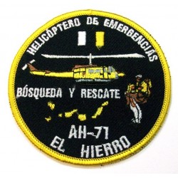 Parche bordado Helicóptero de rescate AH-81 El Hierro