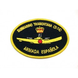 Parche bordado Submarino Tramontana S-74