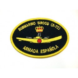 Parche bordado Submarino Siroco S-72