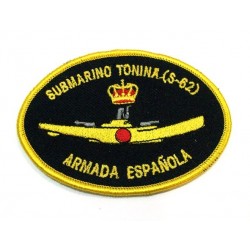 Parche bordado Submarino Tonina S-62