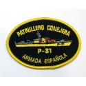 Parche bordado Patrullero Conejera P-31